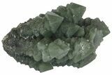 Green, Hedenbergite Included Quartz - Mongolia #163985-1